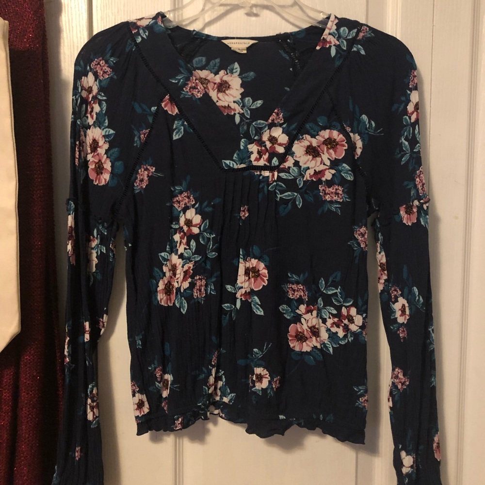 Aeropostale Floral Blouse